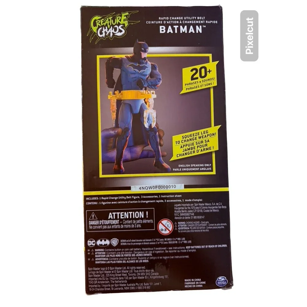 Batman Action Figure Utility Belt Rapid Changing DC Comics Toy New